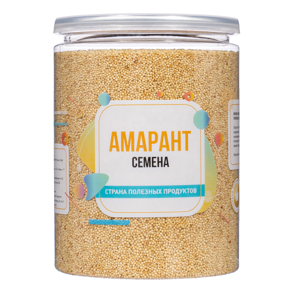 Семена амаранта пищевые, Банка, 550 гр.