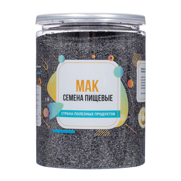 Мак пищевой семена, банка, 400 гр.
