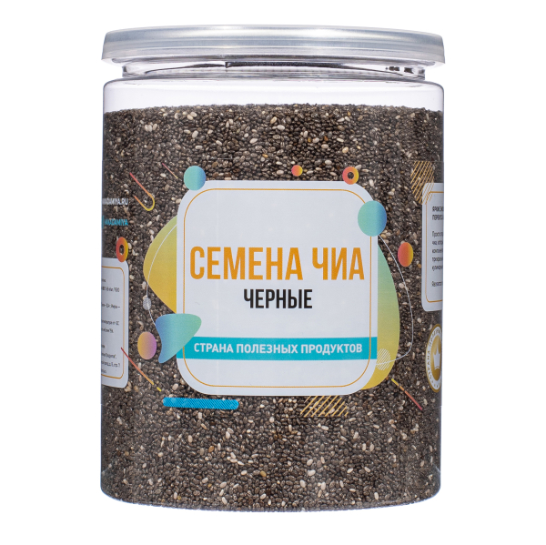 Семена Чиа Черные, банка, 450 гр