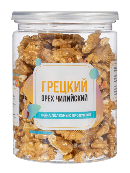 Грецкий орех Чилийский, банка, 200 гр.