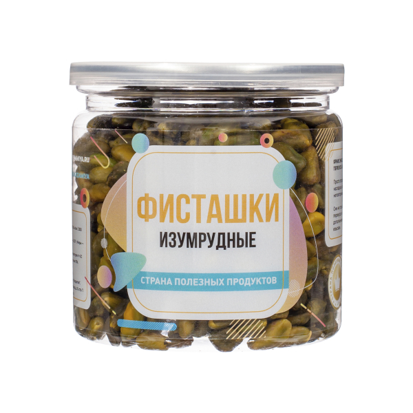 Фисташки изумрудные, банка, 250 гр.