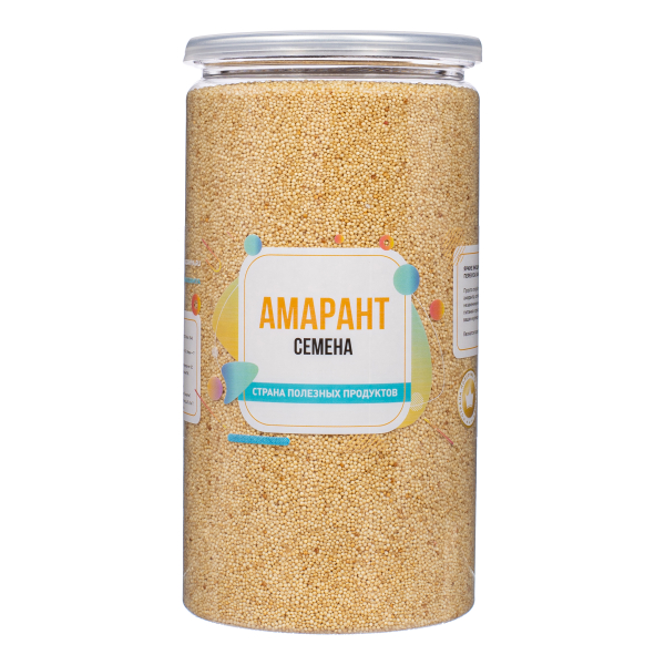 Семена амаранта пищевые, Банка, 850 гр.