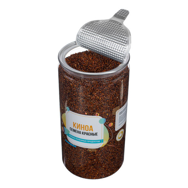 Киноа семена красные, банка, 800 гр.