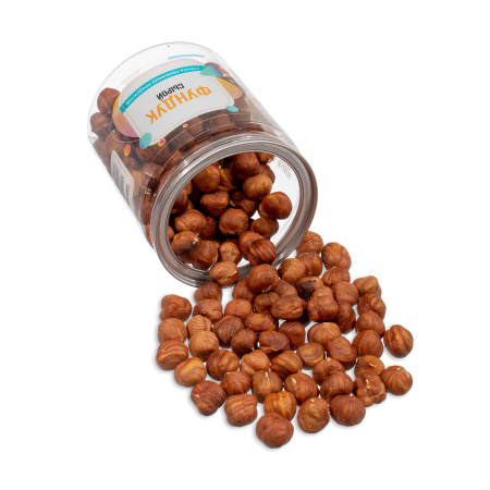 Фундук сырой, банка, 250 гр.