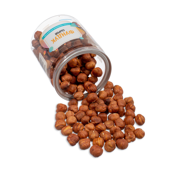 Фундук сырой, банка, 250 гр.