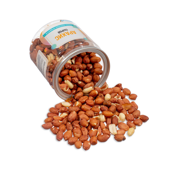 Арахис сырой крупный, банка, 250 гр.