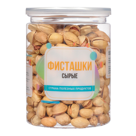 Фисташки сырые, банка, 250 гр.