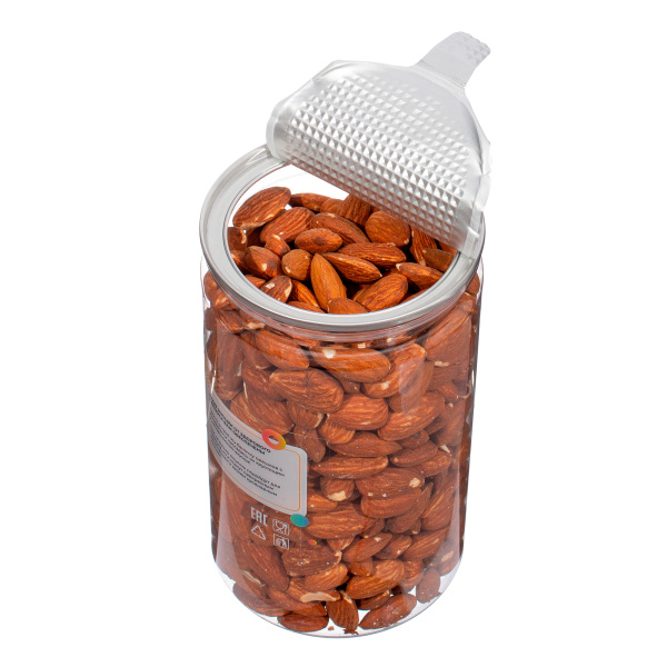 Миндаль жареный, банка, 500 гр.
