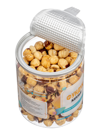 Фундук жареный, банка, 250 гр.