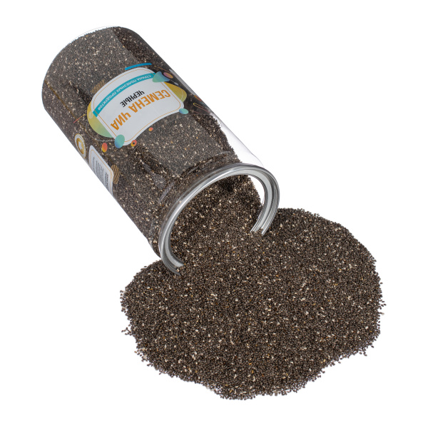Семена Чиа Черные, банка, 700 гр