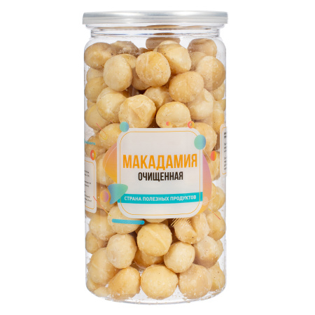 Орех Макадамия очищенный, банка, 500 гр.