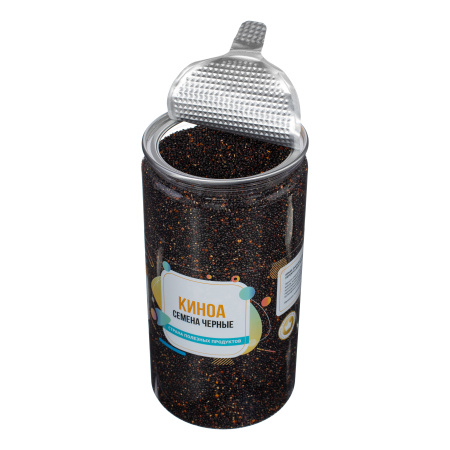 Киноа семена черные, банка, 750 гр.