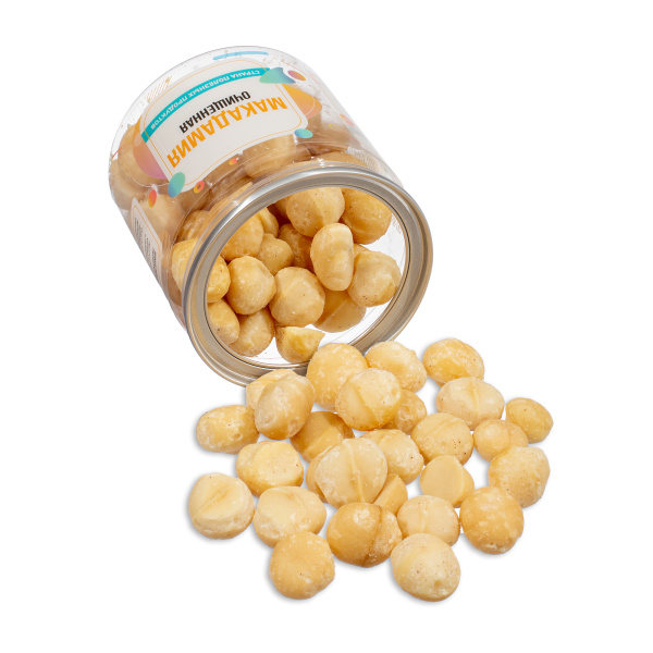 Орех Макадамия очищенный, банка, 250 гр.
