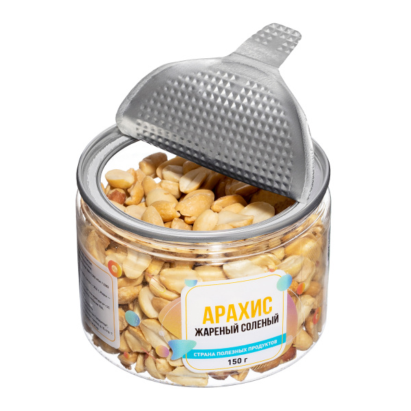 Арахис жареный соленый, банка, 150 гр.