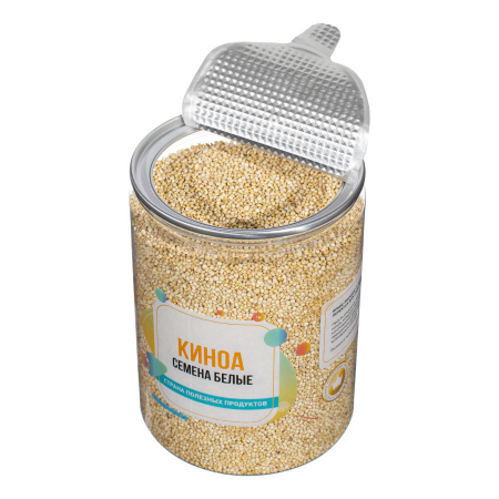Киноа семена белые, банка, 500 гр.