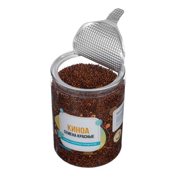 Киноа семена красные, банка, 500 гр.