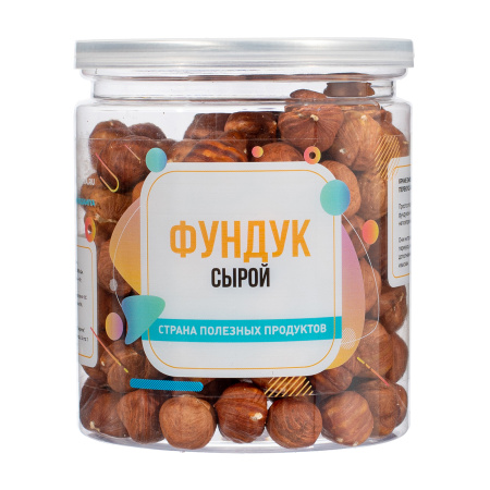 Фундук сырой, банка, 250 гр.
