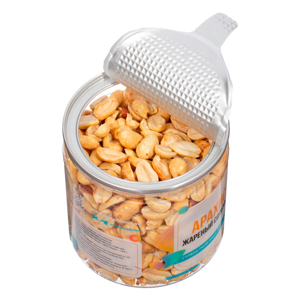 Арахис жареный соленый, банка, 250 гр.