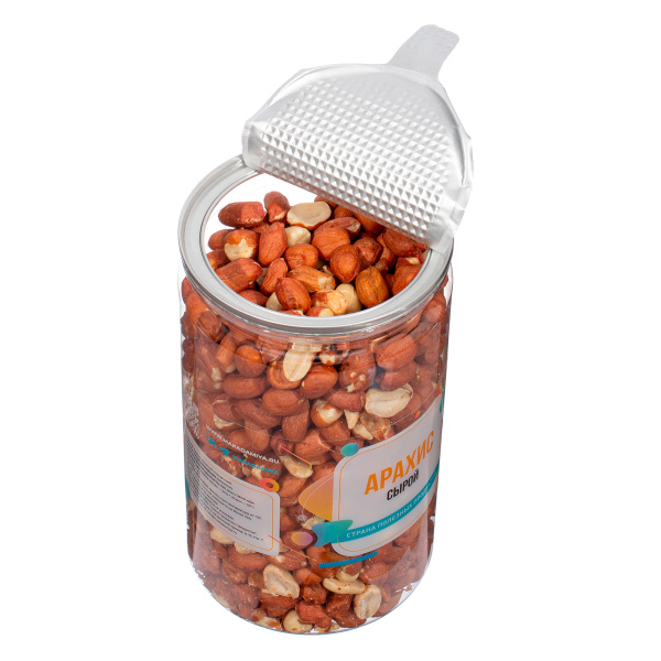 Арахис сырой крупный, банка, 500 гр.