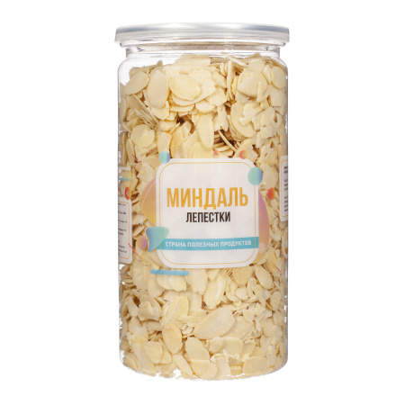 Миндаль лепестки, банка, 400 гр.