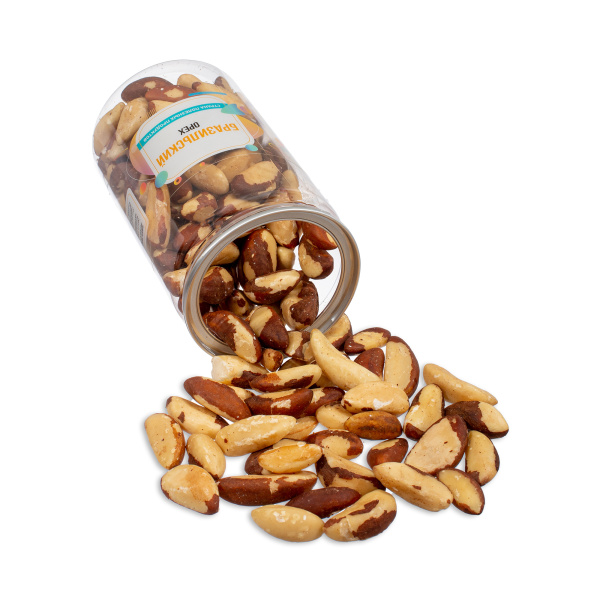 Бразильский орех очищенный, банка, 500 гр.