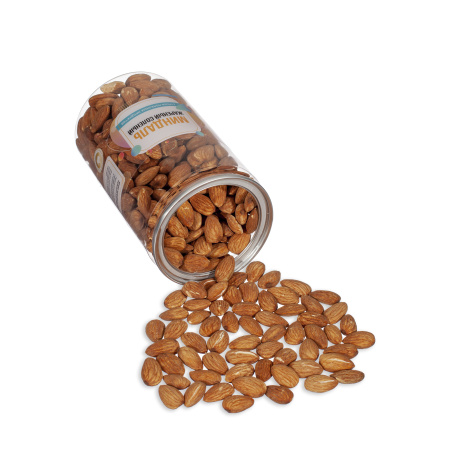 Миндаль жареный соленый, банка, 500 гр.
