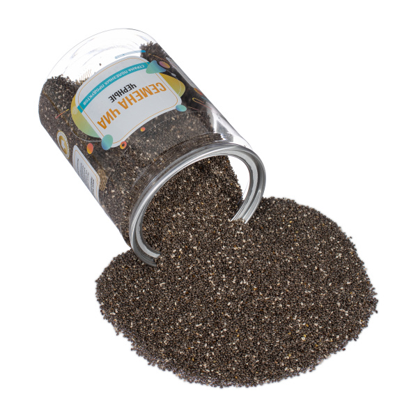 Семена Чиа Черные, банка, 450 гр