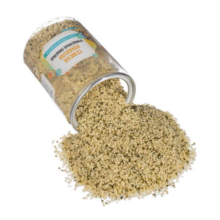 Семена конопли очищенные пищевые, банка, 350 гр.