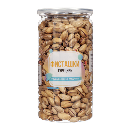Фисташки турецкие, банка, 500 гр.