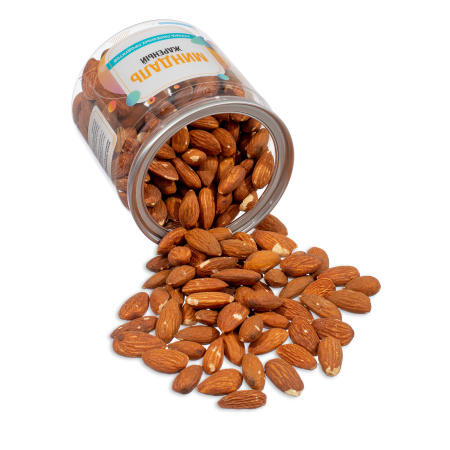 Миндаль жареный, банка, 250 гр.