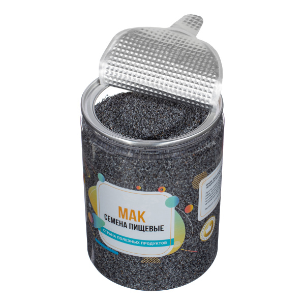 Мак пищевой семена, банка, 400 гр.