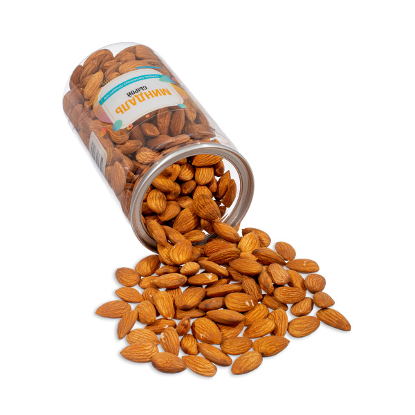 Миндаль сырой, банка, 500 гр.