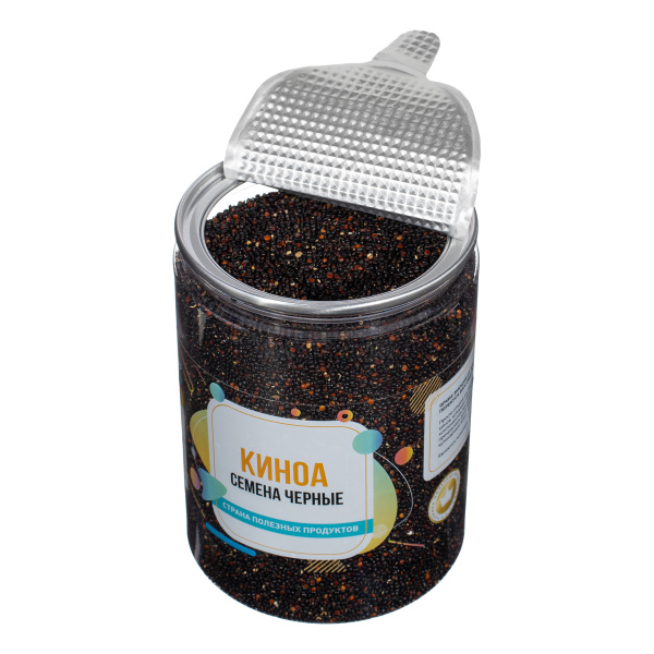 Киноа семена черные, банка, 500 гр.
