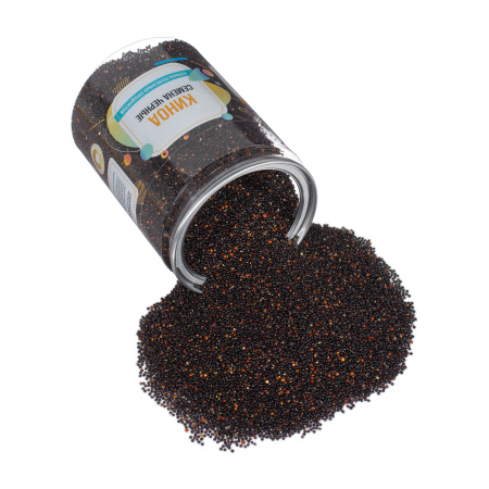 Киноа семена черные, банка, 500 гр.