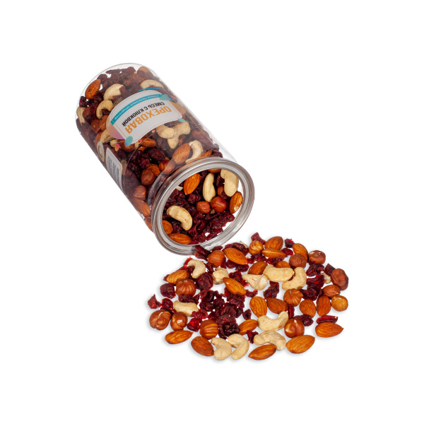Ореховая смесь с клюквой, банка, 500 гр.