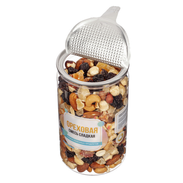 Ореховая смесь сладкая, банка, 500 гр.